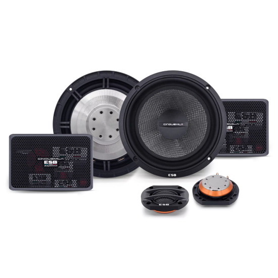 ESB AUDIO 5.6K2X 2-drożny system głośnikowy klasy Hi-End do samochodu ze zwrotnicą pasywną